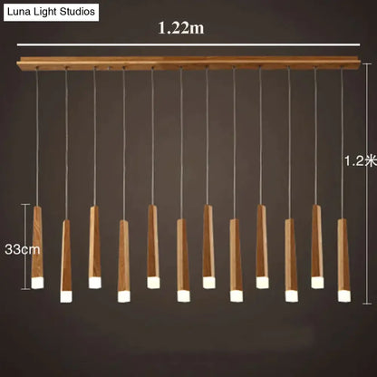 ديكوربايتس™ أماني - مصباح معلق خشبي بسيط من فن الشمال