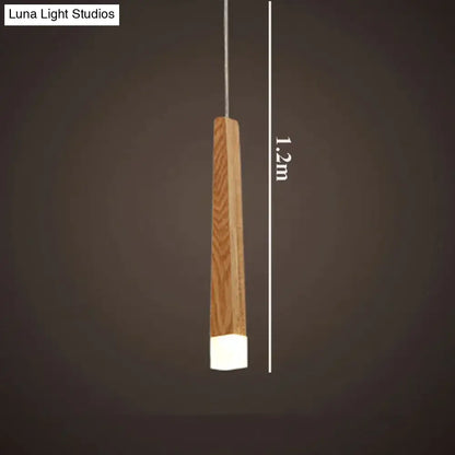 ديكوربايتس™ أماني - مصباح معلق خشبي بسيط من فن الشمال