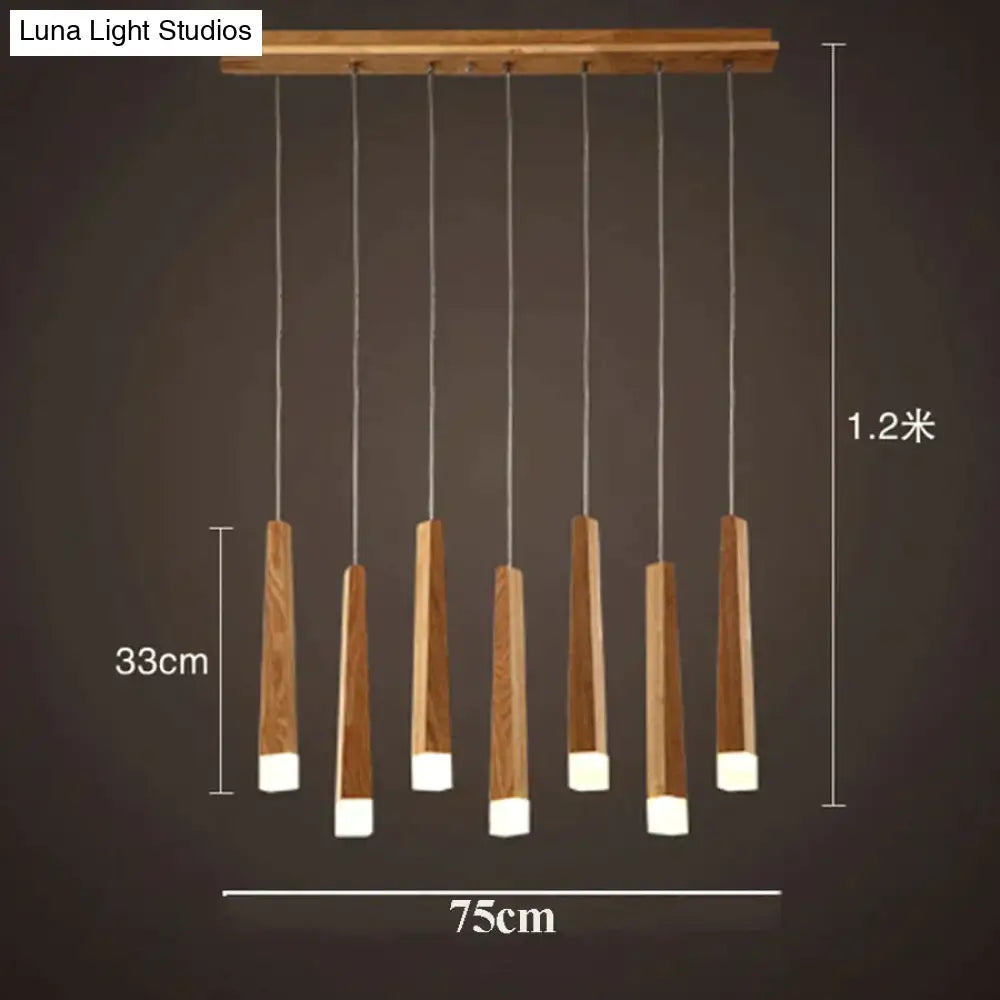 ديكوربايتس™ أماني - مصباح معلق خشبي بسيط من فن الشمال