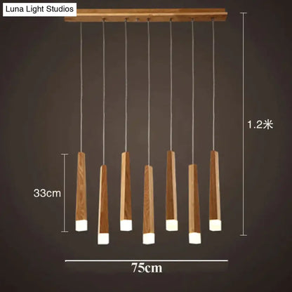 ديكوربايتس™ أماني - مصباح معلق خشبي بسيط من فن الشمال
