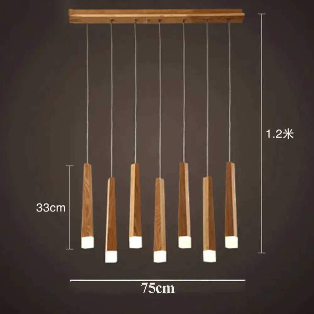 ديكوربايتس™ أماني - مصباح معلق خشبي بسيط من فن الشمال