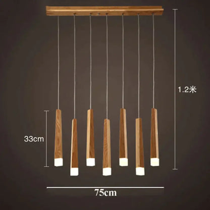 ديكوربايتس™ أماني - مصباح معلق خشبي بسيط من فن الشمال