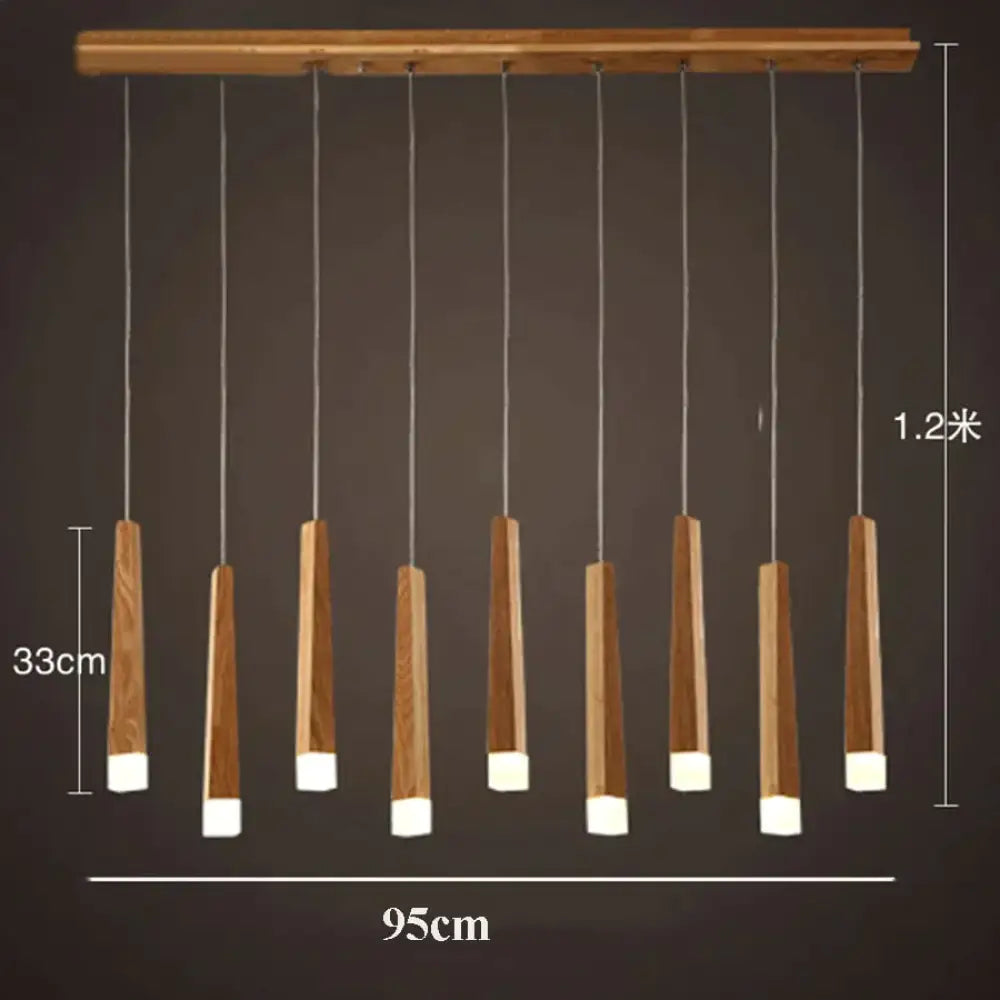 ديكوربايتس™ أماني - مصباح معلق خشبي بسيط من فن الشمال