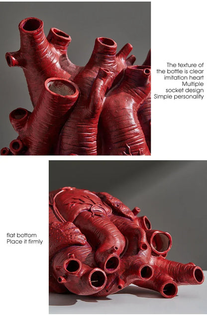 Anatomy Heart Vase - Unique Valentine’s Day Gift - Vase
