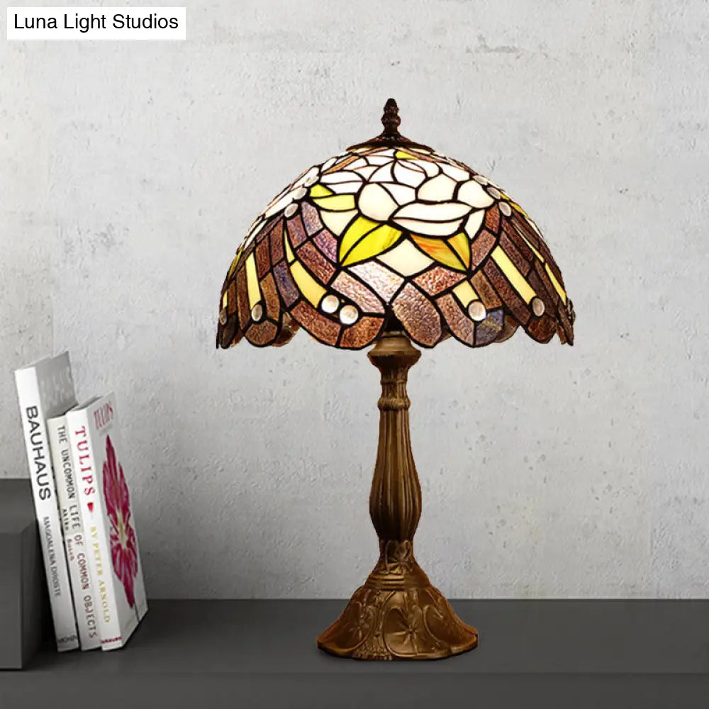 Angélique - Lámpara de mesa estilo victoriano 