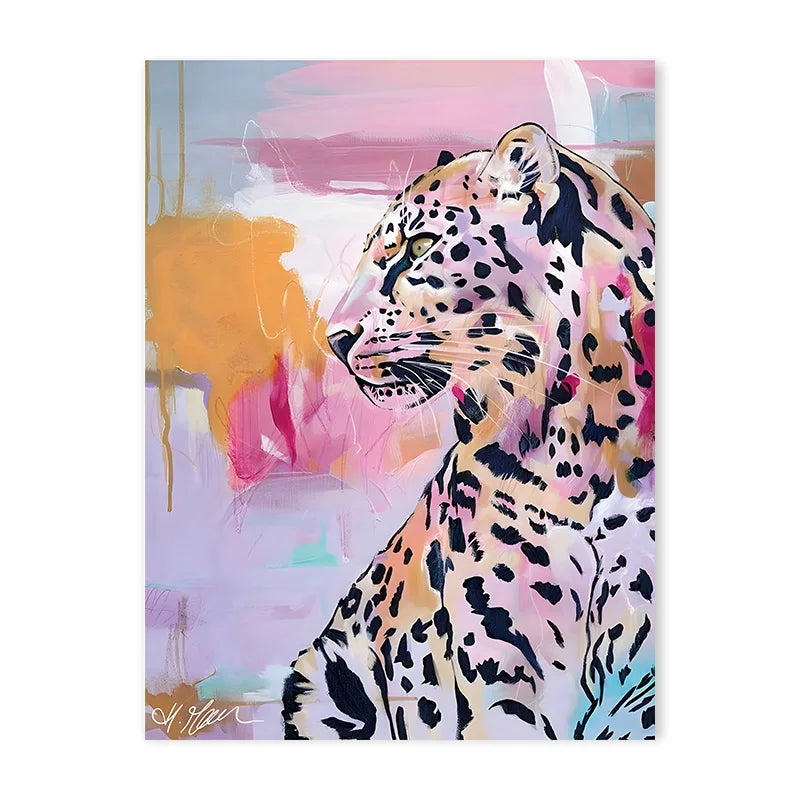 Animal Canvas Art - Tiger Zebra Cat