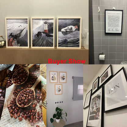 Animal Funny Bathroom Poster Wall Art