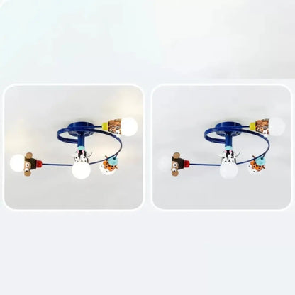 DecorBites™ DecorBites™ Animal-Inspired Twist Arm LED Ceiling Lamp for Modern Offices