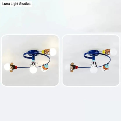 DecorBites™ DecorBites™ Animal-Inspired Twist Arm LED Ceiling Lamp for Modern Offices