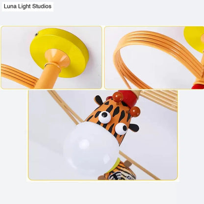 DecorBites™ DecorBites™ Animal-Inspired Twist Arm LED Ceiling Lamp for Modern Offices