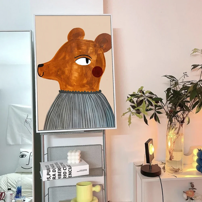 Animal Print Rainbow Movie Posters for Wall Decor - Posters