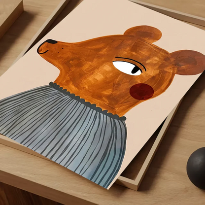 Animal Print Rainbow Movie Posters for Wall Decor - Posters