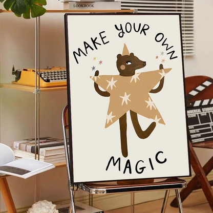 Animal Print Rainbow Movie Posters for Wall Decor - z7 / 21x30cm No Frame - Posters