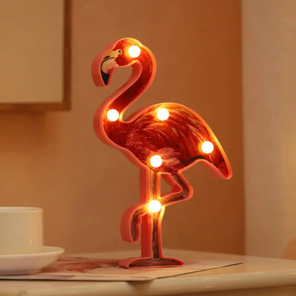 Lámpara de noche LED con forma de animal para la decoración del dormitorio
