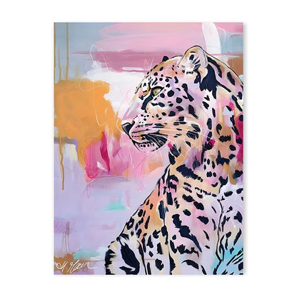 Animal Wall Art Canvas Painting Tiger Zebra