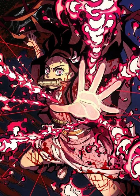 ’Anime Demon Slayer Character Posters Canvas Wall Art’ - 19 / 21x30cm No Frame - Posters