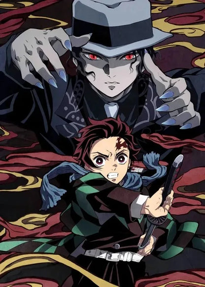 ’Anime Demon Slayer Character Posters Canvas Wall Art’ - 2 / 40x50cm No Frame - Posters