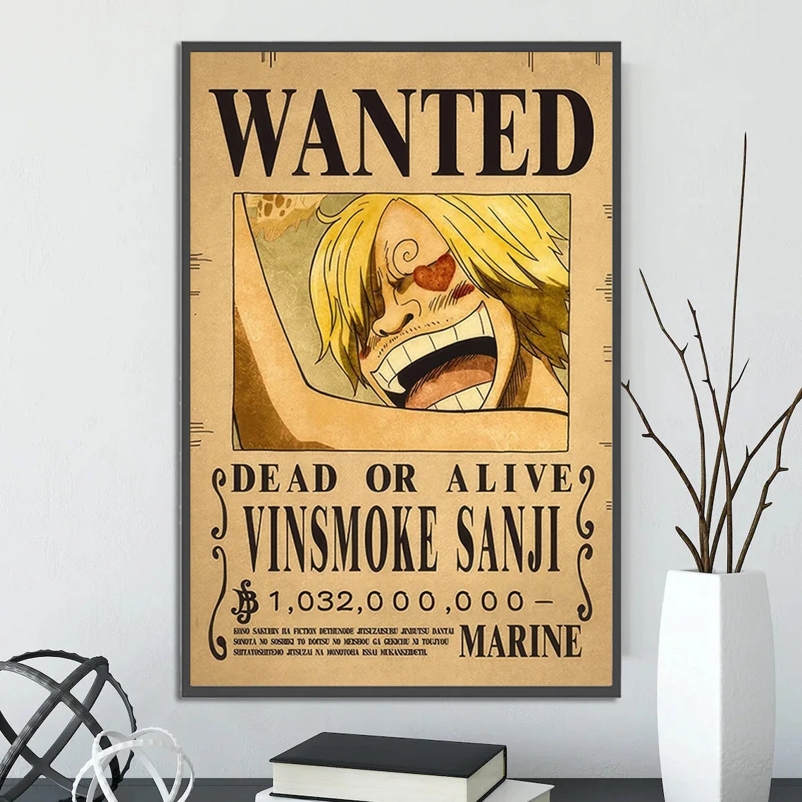 Anime One Piece Poster Set - Home Wall Art - 6-1-3 / 40x60cm Unframed / CHINA - Posters
