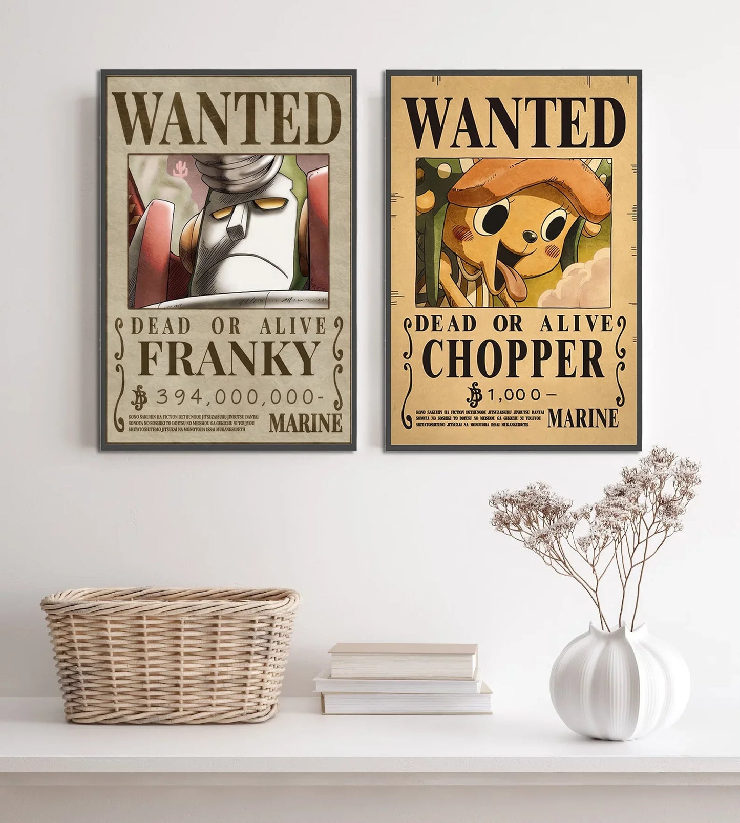 Anime One Piece Poster Set - Home Wall Art - Posters