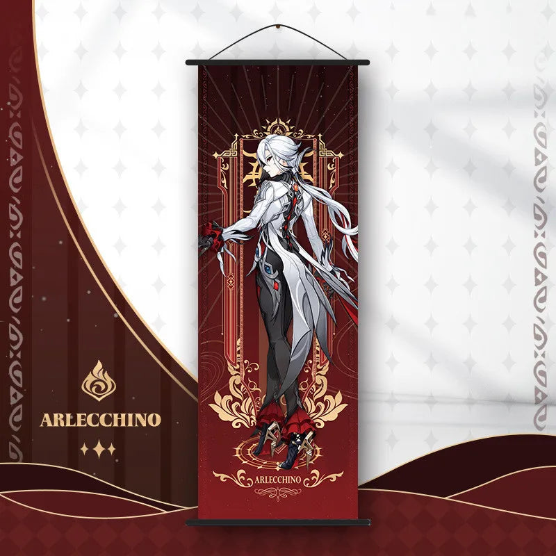 Anime Poster Wall Art Decoration: Genshin Characters - Arlecchino - Posters