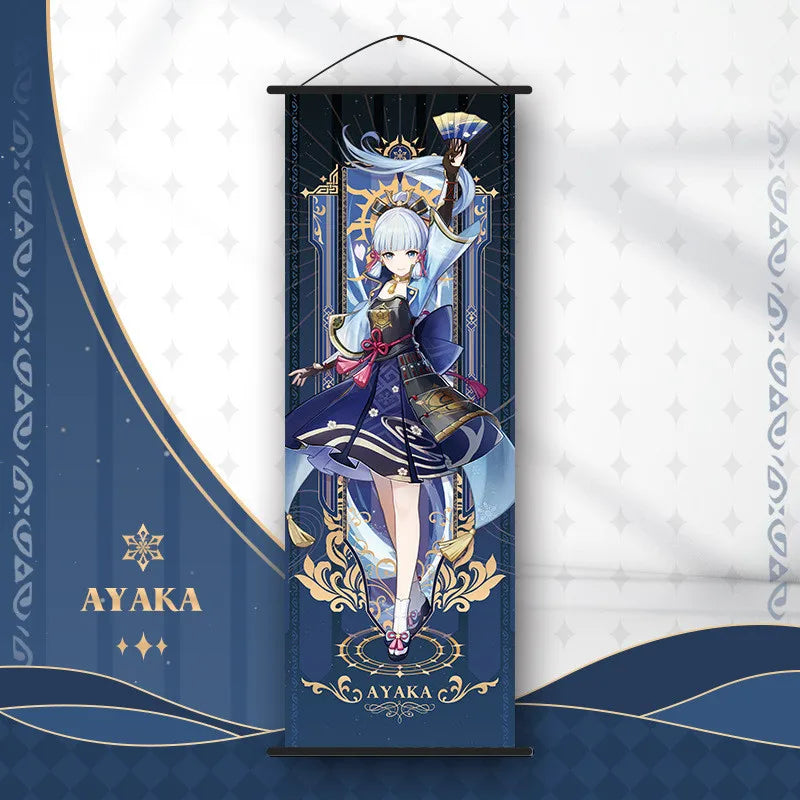 Anime Poster Wall Art Decoration: Genshin Characters - Kamisato Ayaka - Posters