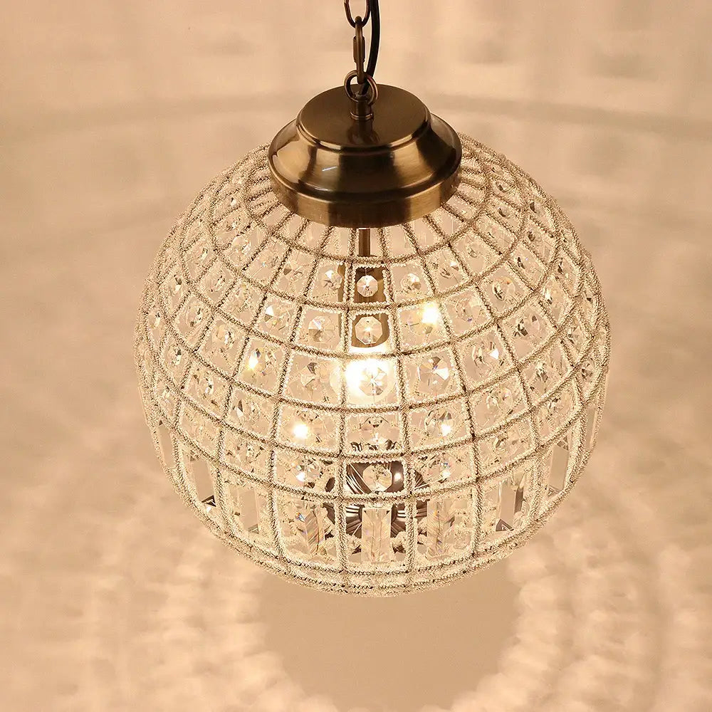 Antique brass crystal empire ball chandelier with faceted clear crystals for elegant living room decorbites crystal empire