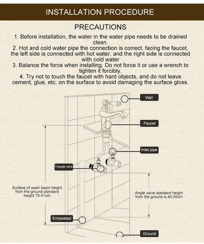 Antique Bronze Bathroom Faucet Single Handle Mixer