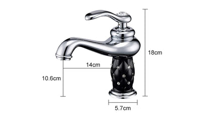 Antique Bronze Bathroom Faucet Single Handle Mixer