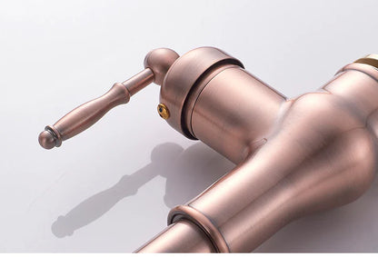 Antique Bronze Pull Out Kitchen Faucet