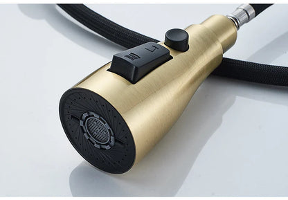 Antique Bronze Pull Out Kitchen Faucet