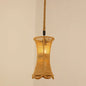 Antique Caged Pendant Light with Hemp Rope - Brown 1-Light Pendant for Restaurants