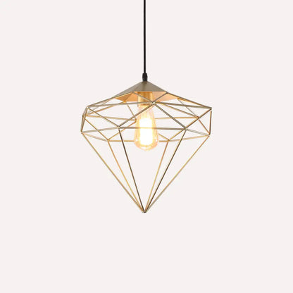 مصباح معلق من الحديد من الأحجار الكريمة العتيقة – تركيب معلق لغرفة الطعام مزود بمصباح واحد