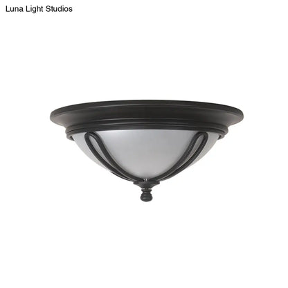 DecorBites™ مصباح حائطي من الزجاج الحليبي العتيق مع إطار قفص معدني - لمسة نهائية سوداء، مصباح حائطي بأربعة لمبات