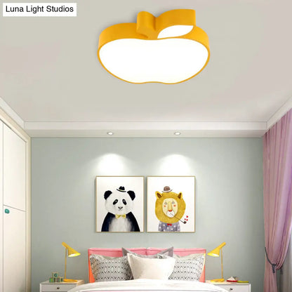DecorBites™ DecorBites™ Apple Shape LED Flush Mount Ceiling Light for Children's Bedroom - Modern Style