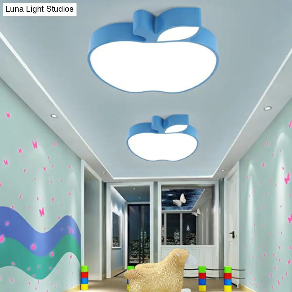 DecorBites™ DecorBites™ Apple Shape LED Flush Mount Ceiling Light for Children's Bedroom - Modern Style