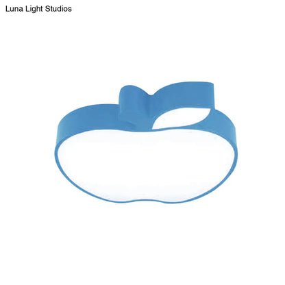 DecorBites™ DecorBites™ Apple Shape LED Flush Mount Ceiling Light for Children's Bedroom - Modern Style