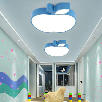 DecorBites™ DecorBites™ Apple Shape LED Flush Mount Ceiling Light for Children's Bedroom - Modern Style