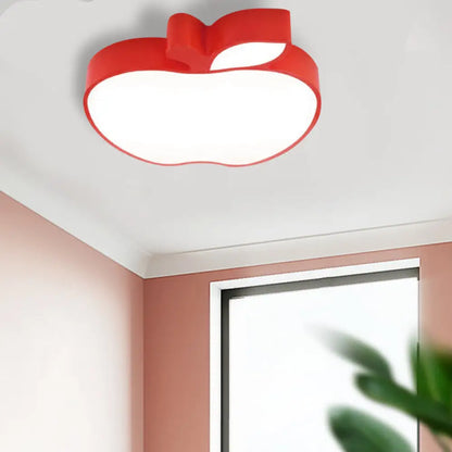 DecorBites™ DecorBites™ Apple Shape LED Flush Mount Ceiling Light for Children's Bedroom - Modern Style