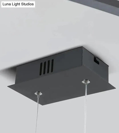 ديكوربايتس™ مصابيح LED معلقة على شكل قوس، مصابيح حديثة لغرفة الطعام