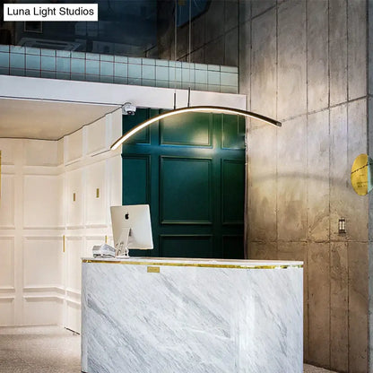 ديكوربايتس™ مصابيح LED معلقة على شكل قوس، مصابيح حديثة لغرفة الطعام