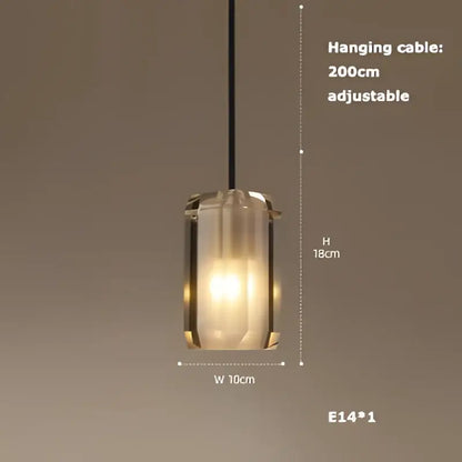 A modern art deco brass crystal led ceiling chandelier pendant with frosted glass shade and black cable for decorbites crystal led decor