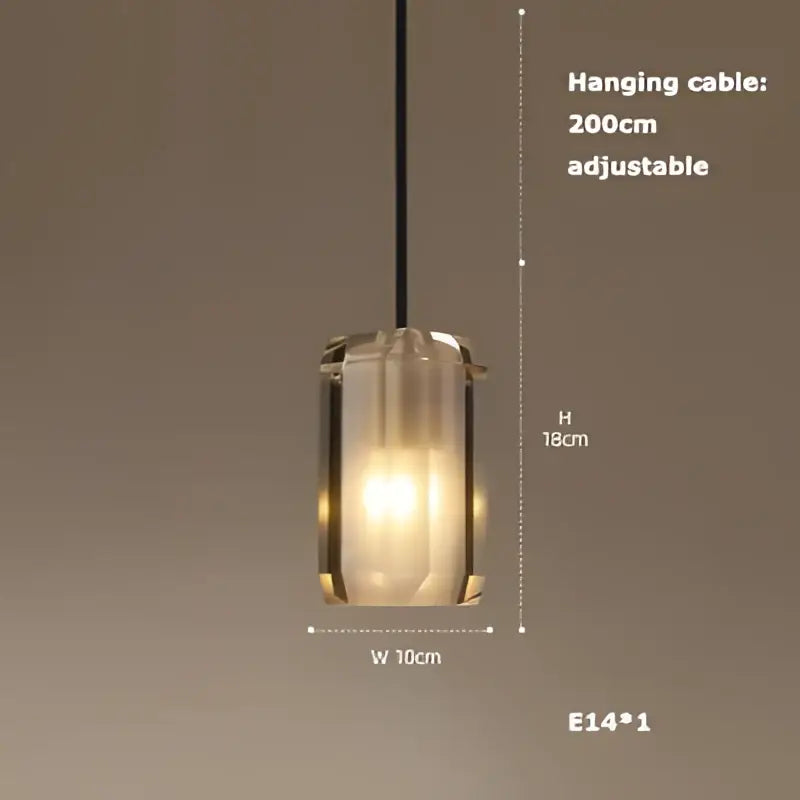 A modern art deco brass crystal led ceiling chandelier pendant with frosted glass shade and black cable for decorbites crystal led decor