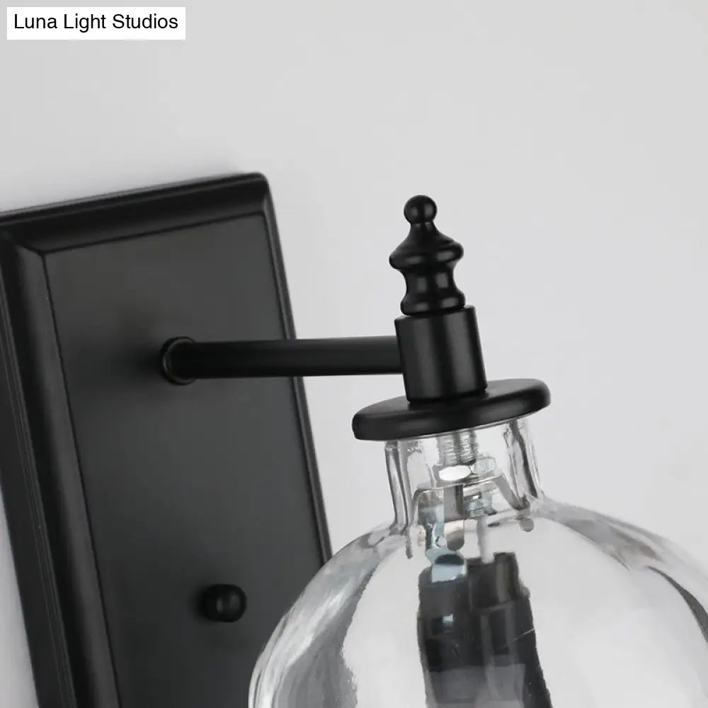 Aplique de pared Art Déco con forma de calavera de cristal transparente para dormitorio