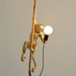 Art Deco Monkey Hanging Lamp - Resin Pendant for Kids Bedroom Lighting