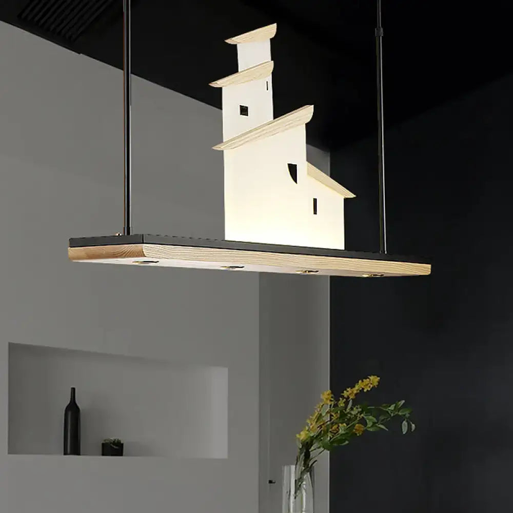 Decorbites art deco ceiling light with minimalist white wooden house design black accents and warm color temperature
