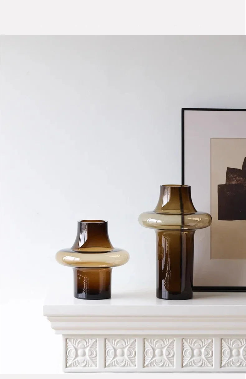 Artisan Glass Vase for Elegant Home Decor