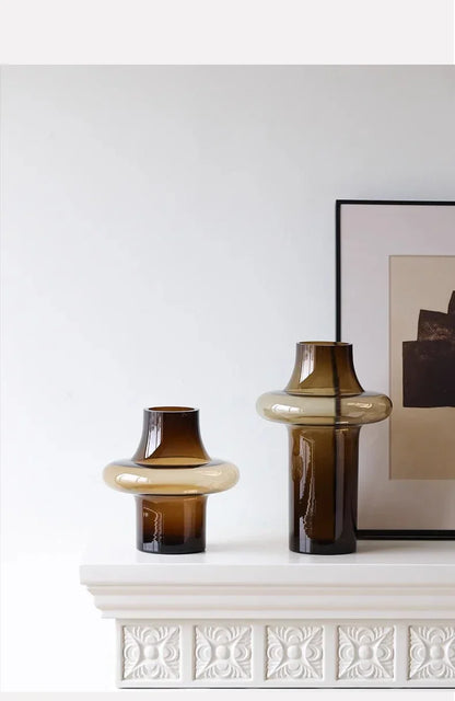 Artisan Glass Vase for Elegant Home Decor - Vase