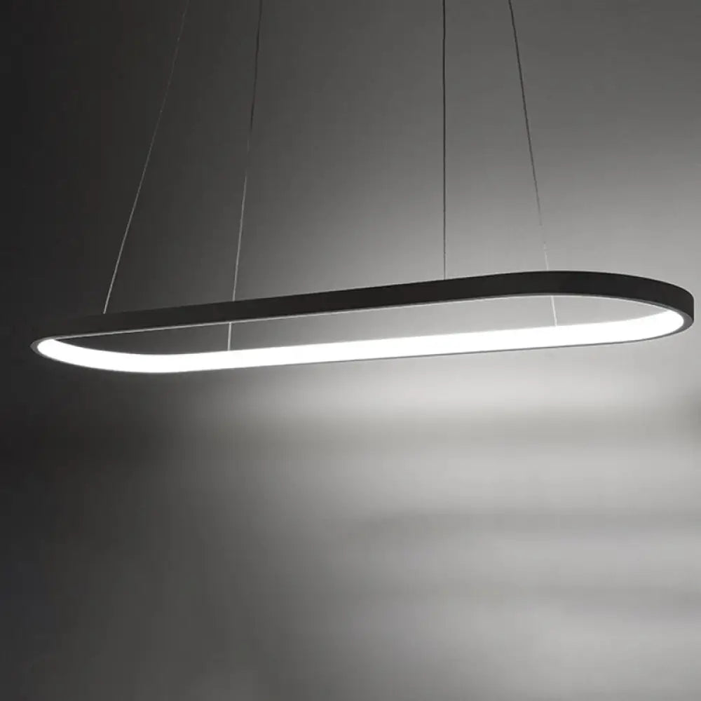 Lámpara colgante LED DecorBites™ Artistic Metal para comedor con formas fluidas