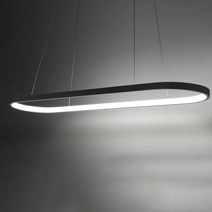 Lámpara colgante LED DecorBites™ Artistic Metal para comedor con formas fluidas