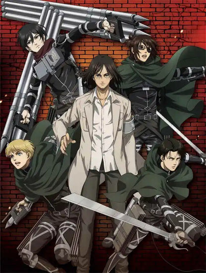 Attack on Titan Final Season Poster - Anime Canvas Wall Art - Posters